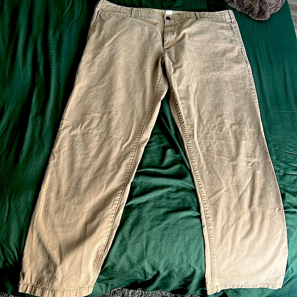 Gently worn “Lived-In Straight” Gap khakis